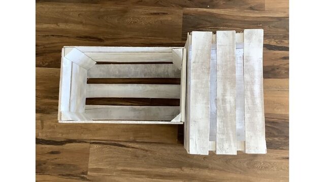 Crates Whitewashed Crates Whitewashed